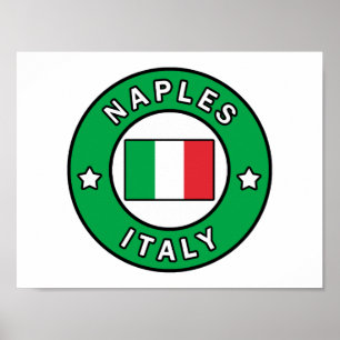 Affiche Naples Italie