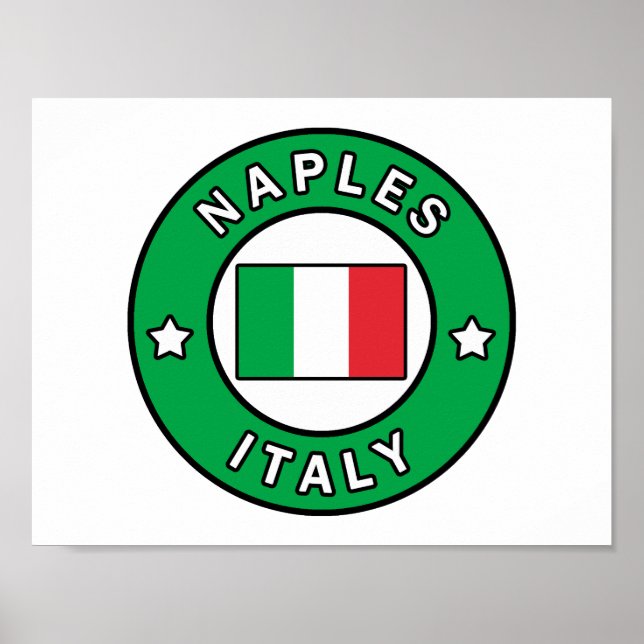 Affiche Naples Italie (Devant)