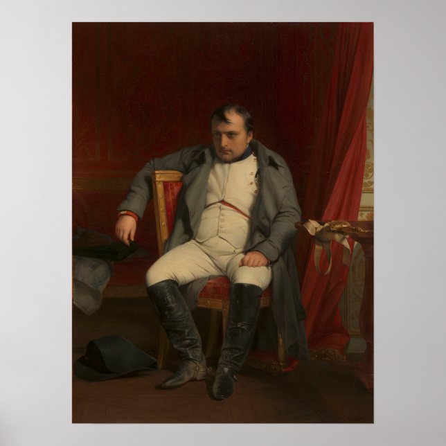 Affiche Napoléon à Fontainebleau, le 31 mars 1814 (Devant)