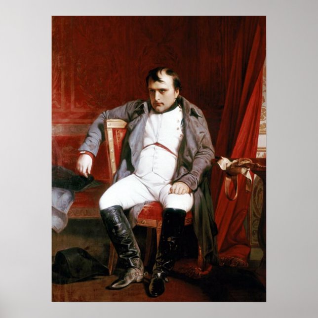 Affiche 'Napoléon Abdiquer la Fontainebleau' (Devant)