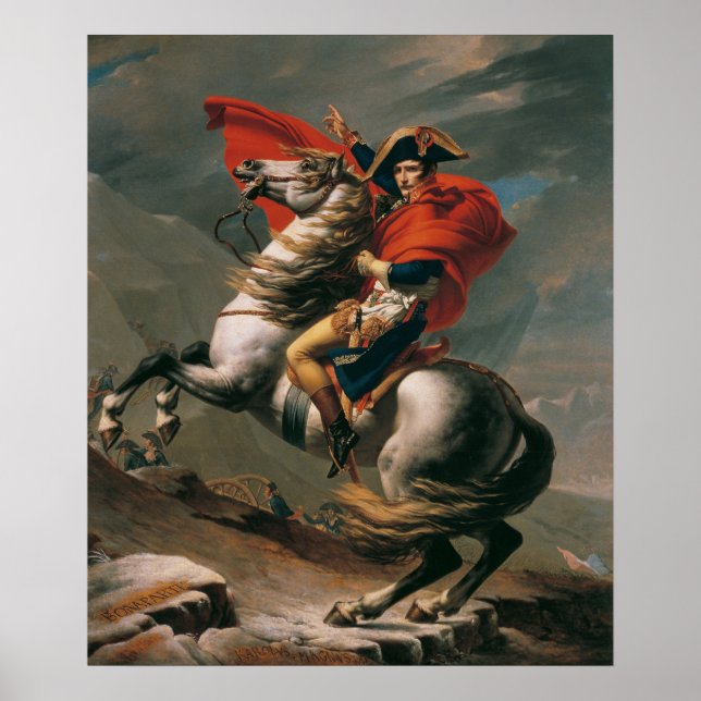 Affiche Napoléon au col Saint-Bernard (Devant)
