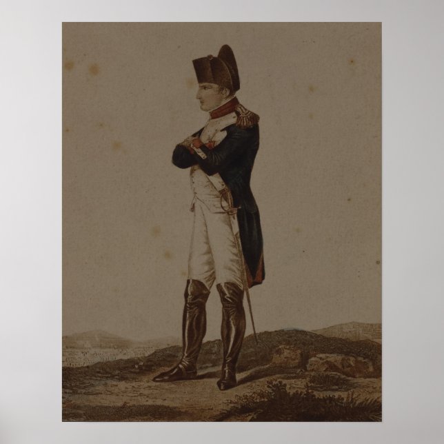 Affiche Napoléon Bonaparte comme premier consul (Devant)