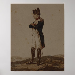 Affiche Napoleon Bonaparte en tant que d'abord consul