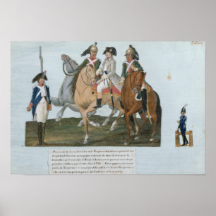 Affiche Napoleon Bonaparte et la sentinelle de Varsovian