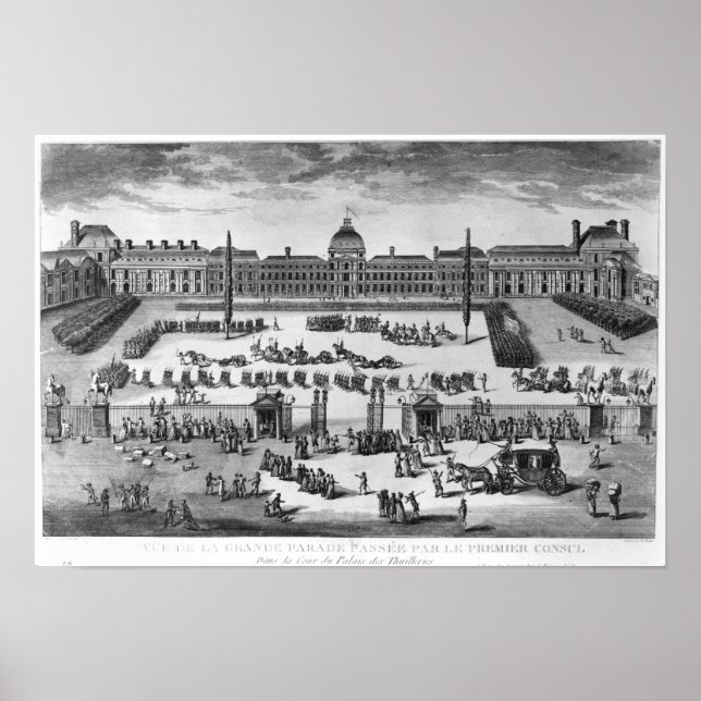 Affiche Napoléon Bonaparte Premier Consul, Révision des tr (Devant)