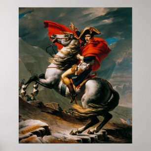 Affiche Napoleon Crossing the Alps by Jacques-Louis David