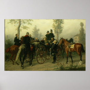 Affiche Napoléon III et Bismarck