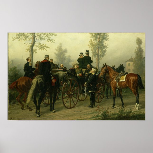 Affiche Napoléon III et Bismarck (Devant)