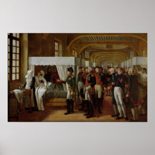 Affiche Napoleon visiting the Infirmary of Invalides