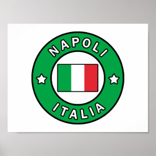 Affiche Napoli Italia