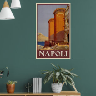 Affiche Napoli vintage   Voyage