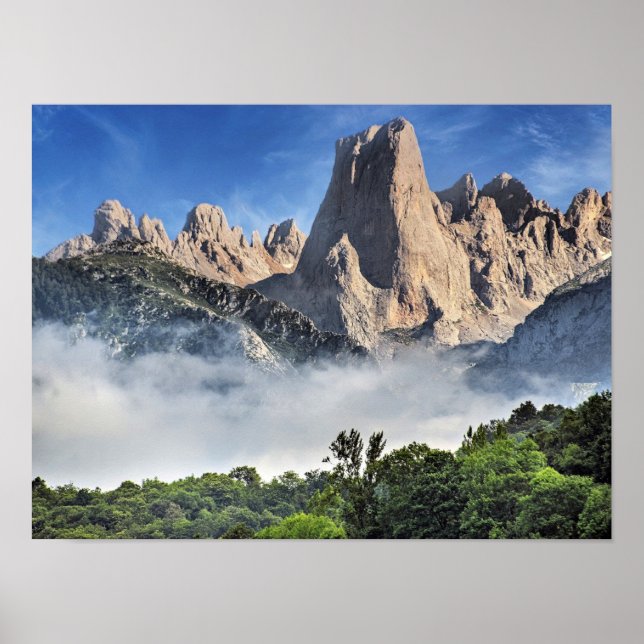 Affiche Naranjo de Bulnes, Limestone Park, Espagne (Devant)