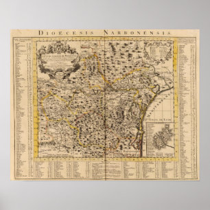 Affiche Narbonne France 2