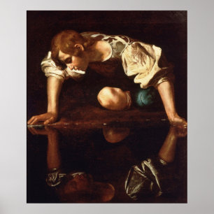 Affiche Narcissus de Michelangelo Merisi da Caravaggio