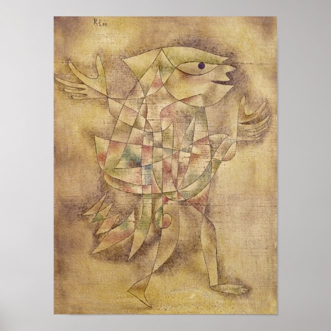 Affiche Narr in Trance, 1929 par Paul Klee (Devant)