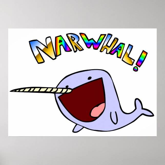 Affiche Narwhal ! (Devant)