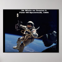 NASA Ed White on Gemini 4 First US Spacewalk, 1965