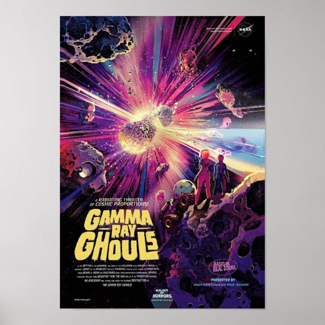 Affiche NASA Exoplanet Travel Gamma Ray Ghouls (Devant)