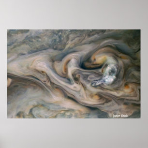 Affiche NASA / Juno / Jupiter / Clouds /
