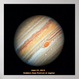Affiche NASA / Jupiter / Le nouveau portrait de Jupiter de
