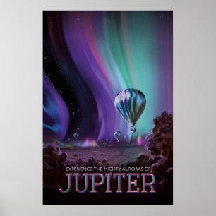 Affiche Nasa / Jupiter / Voyage
