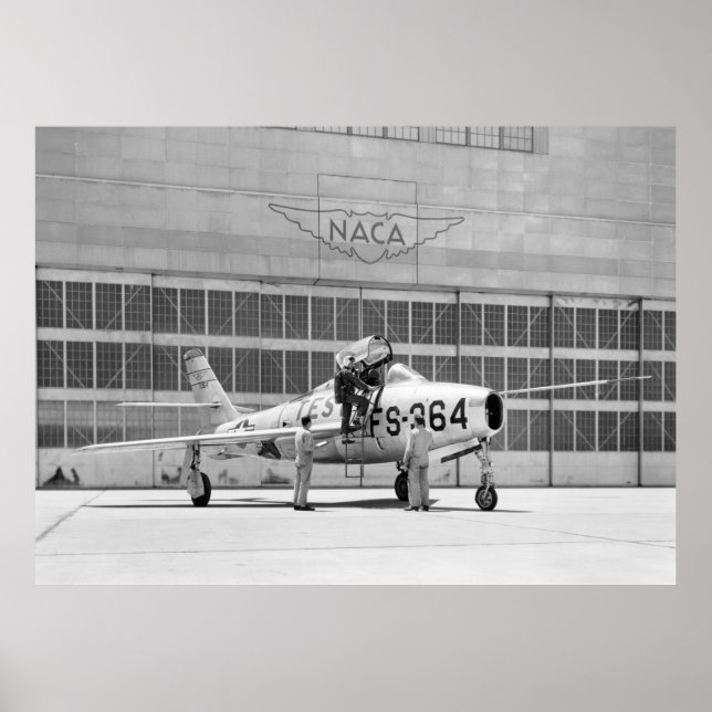 Affiche NASA : République F84-F sur l'affiche de campagne  (Devant)
