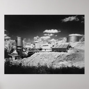 Affiche NASA Rocket Engine Testing, 1960s