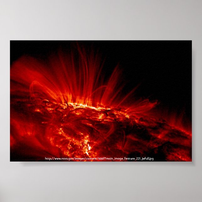 Affiche NASA - Sunspot - septembre 2000 (Devant)