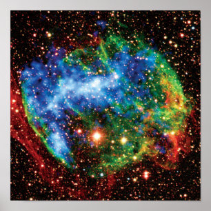Affiche NASA Supernova Remnant W49B Gamma Ray Burst Photo