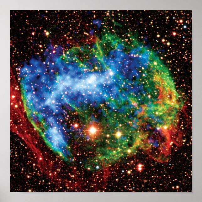 Affiche NASA Supernova Remnant W49B Gamma Ray Burst Photo (Devant)