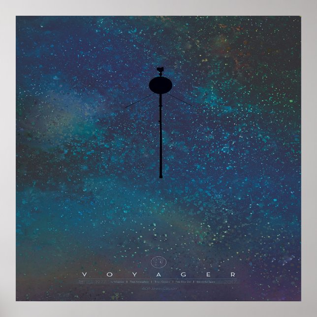 Affiche NASA / Voyager 1 / (Devant)