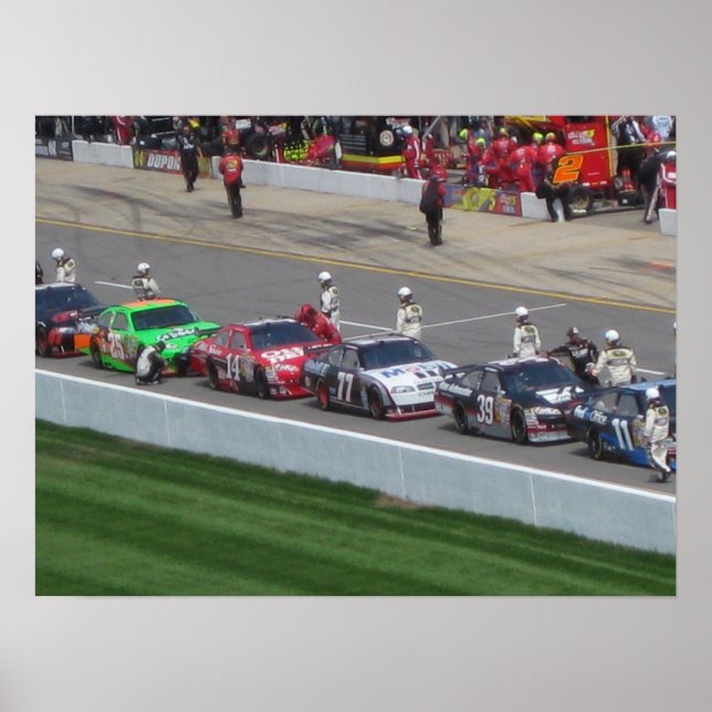 Affiche Nascar (Devant)