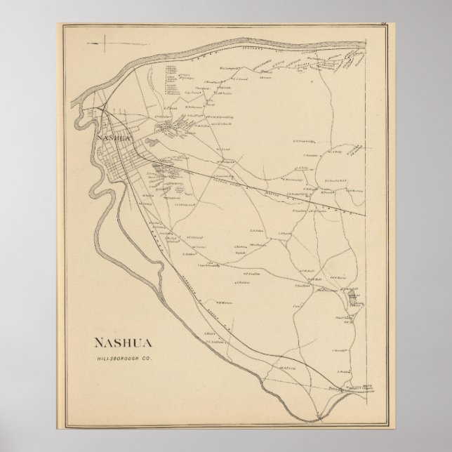 Affiche Nashua, Hillsborough Co 2 (Devant)