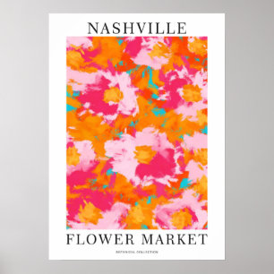 Affiche Nashville Flower Market