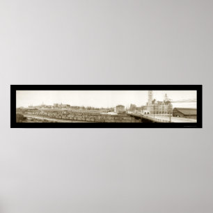 Affiche Nashville, photo 1905 de chemin de fer de TN