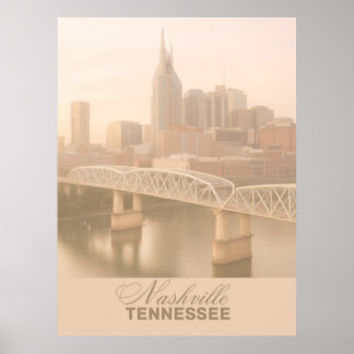 Affiche Nashville, Tennessee