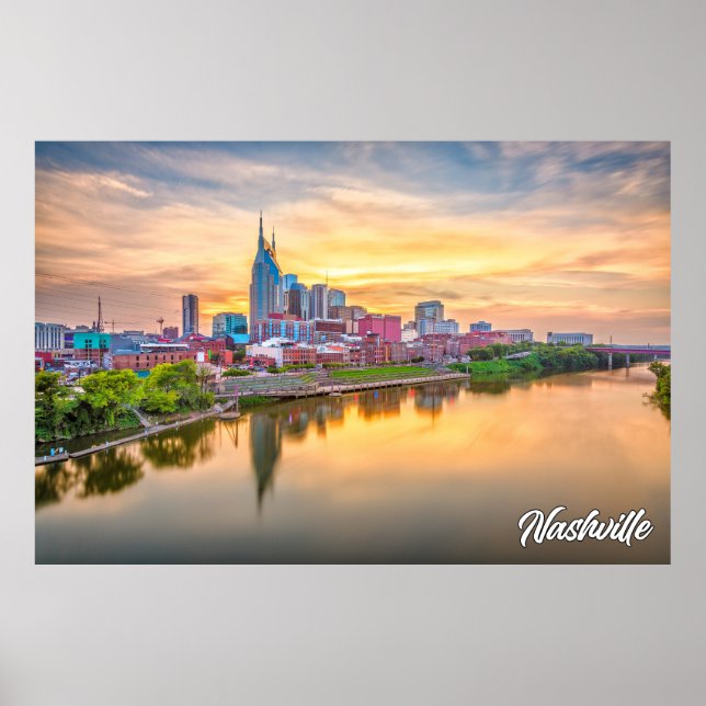 Affiche Nashville, Tennessee, USA (Devant)