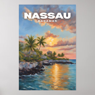 Affiche Nassau Bahamas