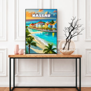 Affiche Nassau, pearl of the Bahamas