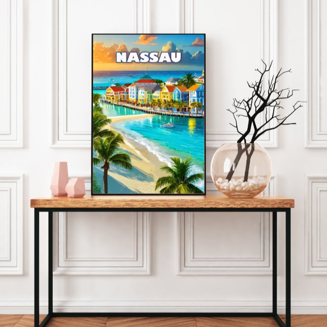 Affiche Nassau, pearl of the Bahamas (Créateur téléchargé)