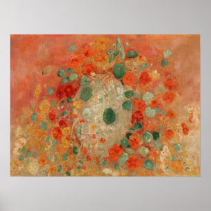 Affiche Nasturtiums by Odilon Redon