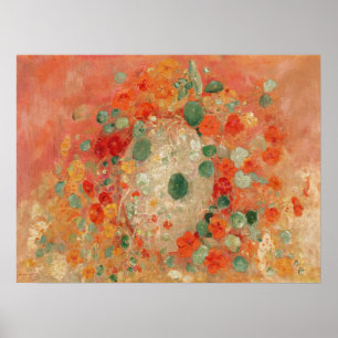 Affiche Nasturtiums par Odilon Redon Vintage Floral