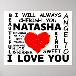 Affiche Natasha Je T'Aime