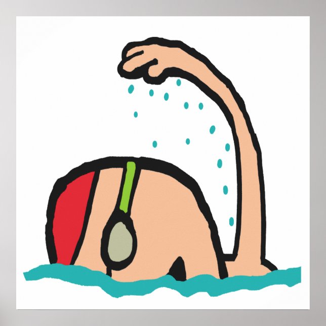 Affiche Natation (Devant)