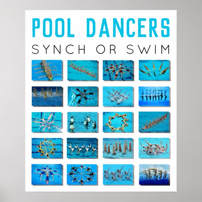 Affiche Natation créative (Devant)