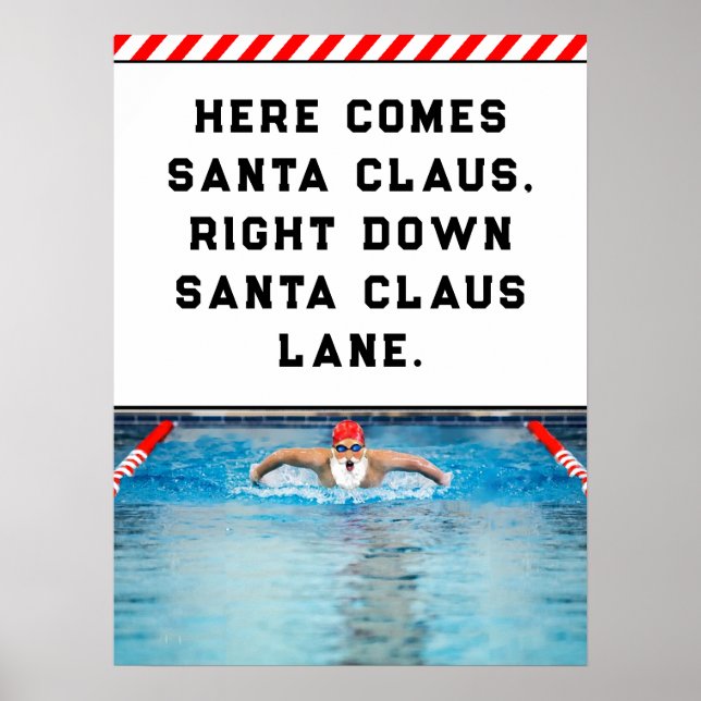 Affiche Natation de Noël (Devant)