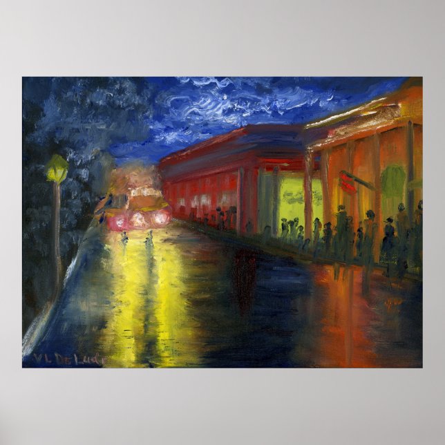 Affiche Natchitoches, Louisiane avant le défilé (Devant)