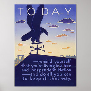 Affiche Nation libre et indépendante