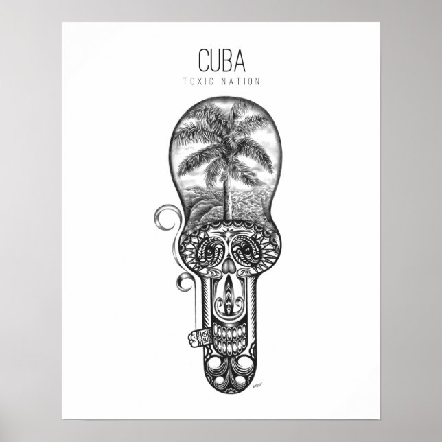 Affiche Nation toxique de Cuba (Devant)