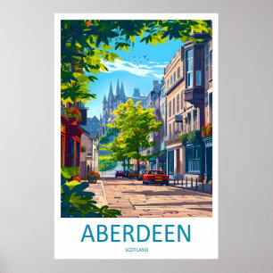 Affiche nationale de voyage à Aberdeen Ski Park vi